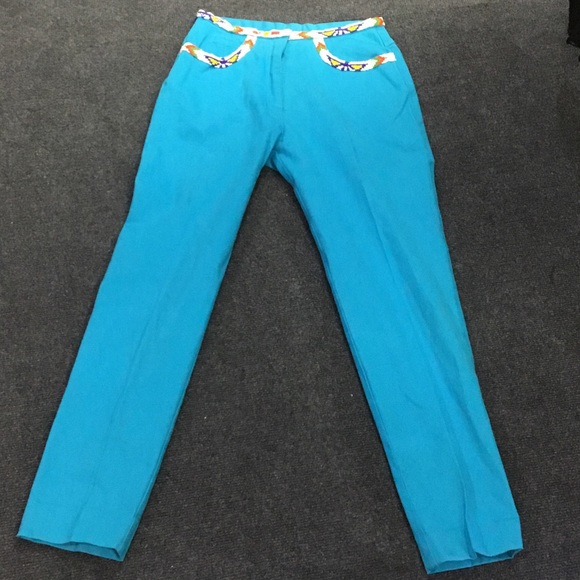 AZTEC Beaded Waist & pocket cropped - Picture 4 of 5